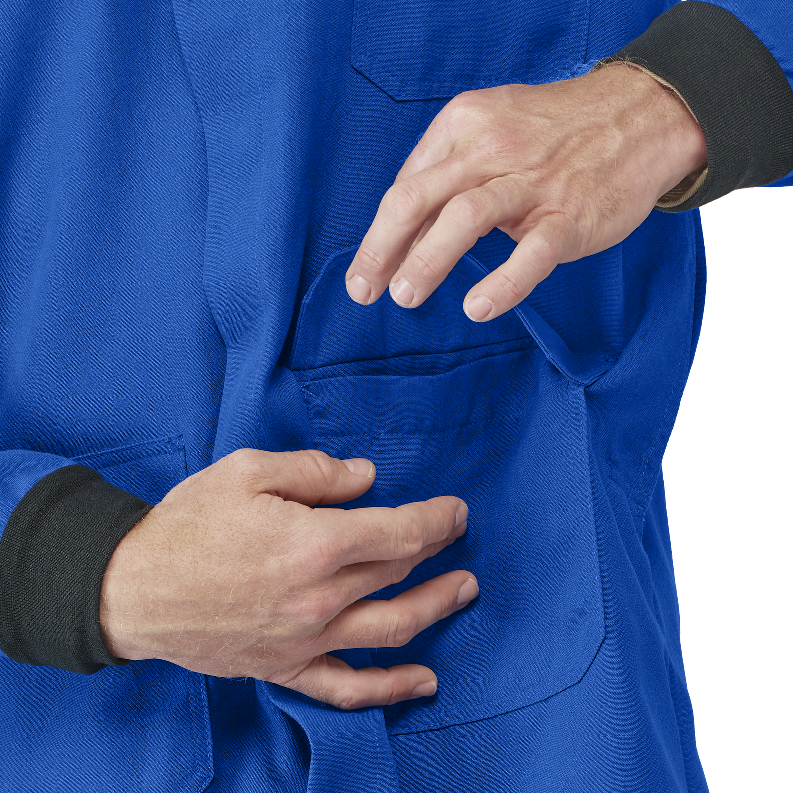 Bulwark 4.5 oz Men's FR Lab Coat - Royal Blue - KNR6RB-