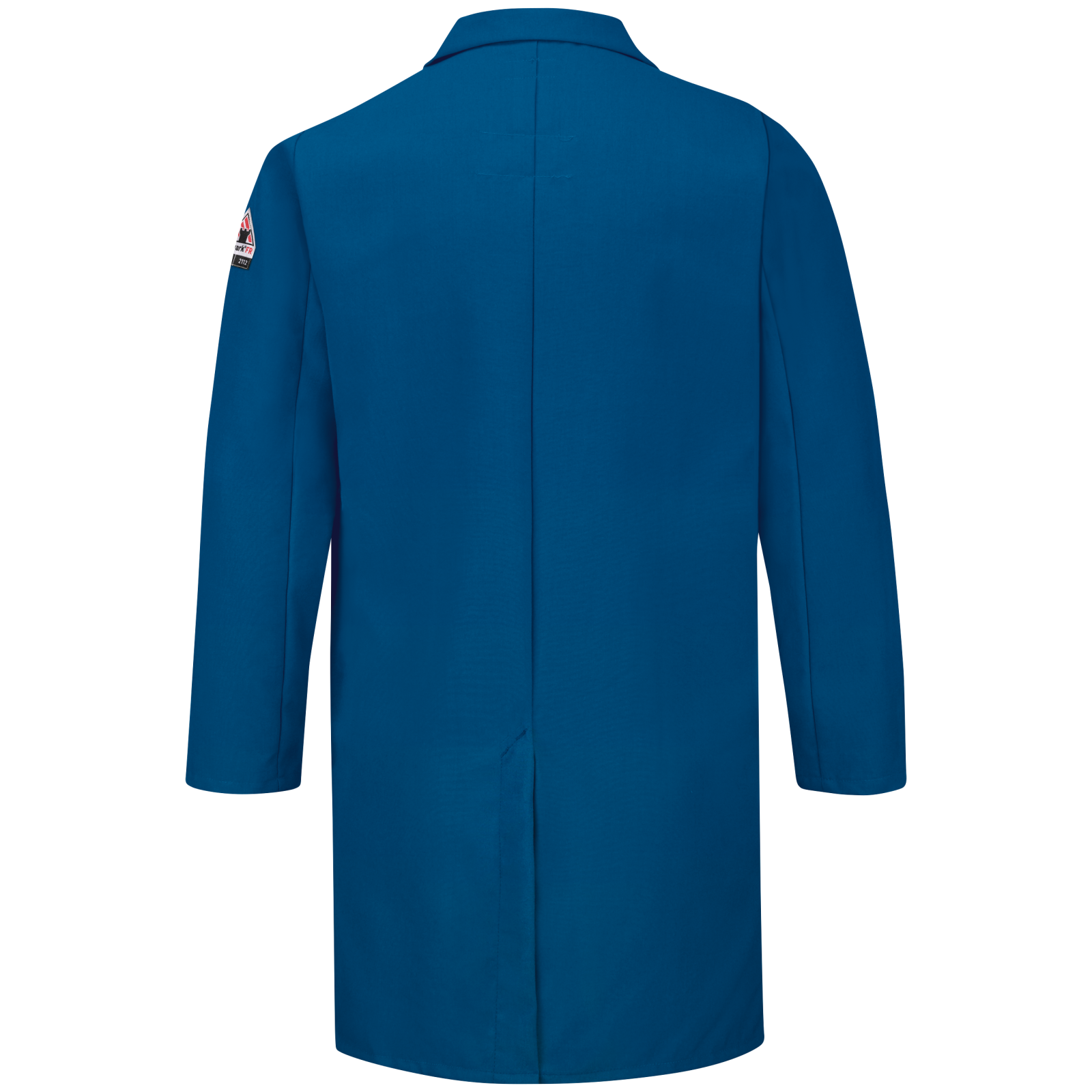 Bulwark Mens 6 oz Nomex Button Front Lab Coat - Royal Blue - KNL2RB-