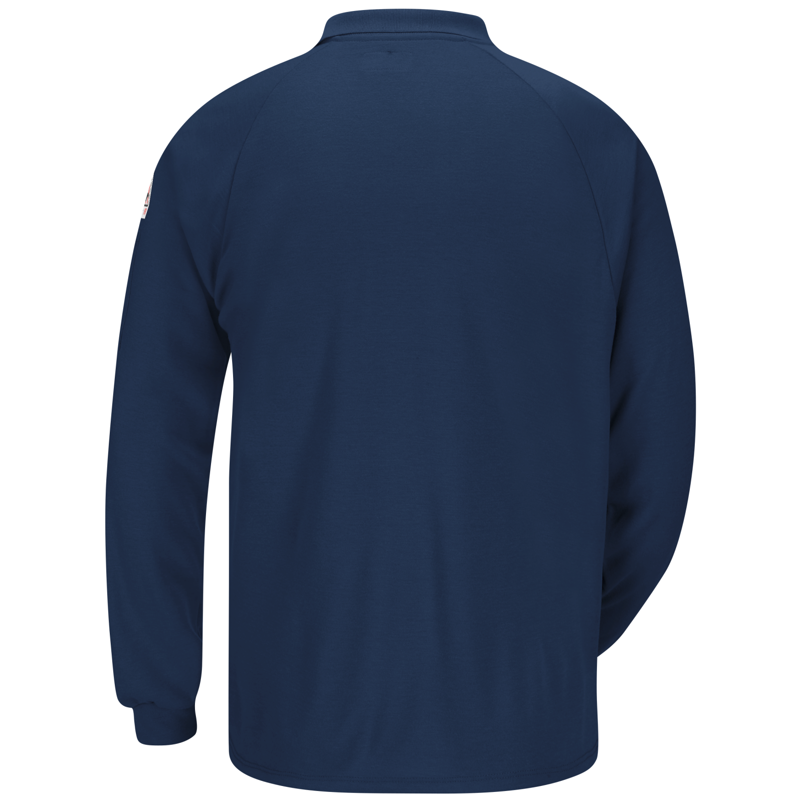 Bulwark Men's Classic Lightweight FR Long Sleeve Polo - Navy - SMP2NV-