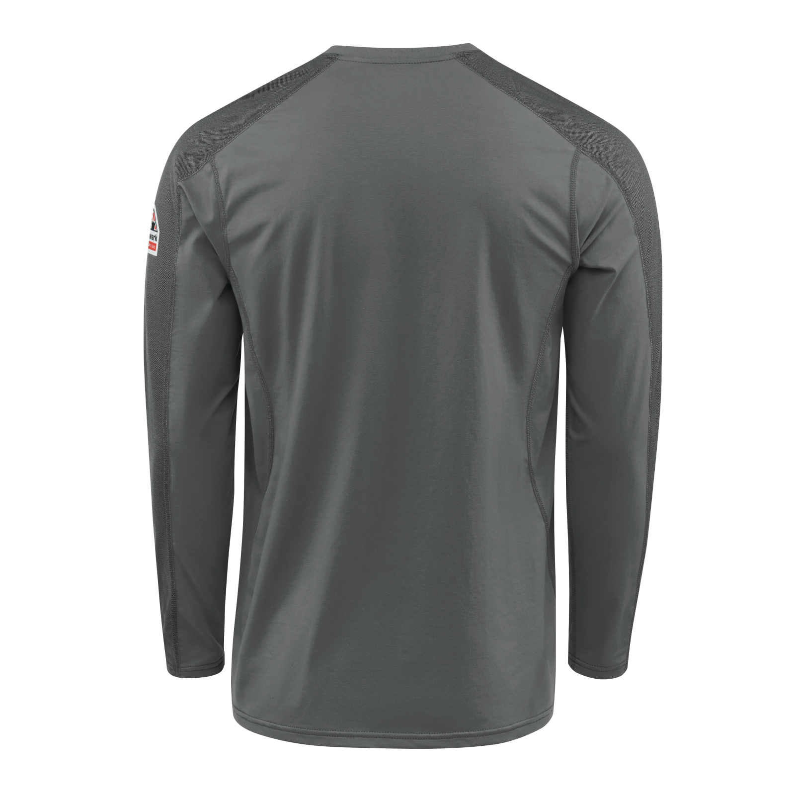 Bulwark Mens Flex Knit Henley - Charcoal - STL2CH-