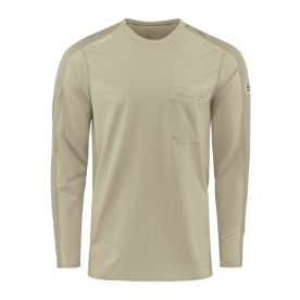 Bulwark Mens Flex Knit Tee - Khaki