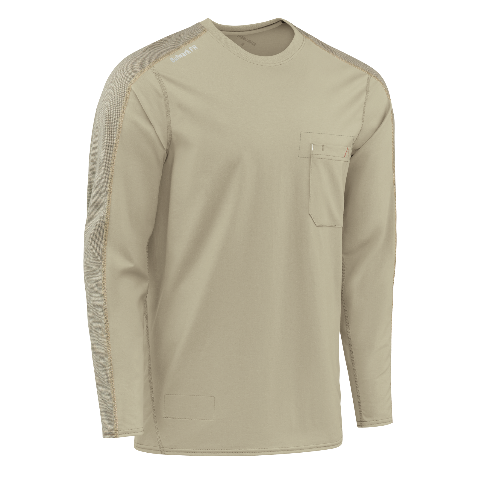 Bulwark Mens Flex Knit Tee - Khaki - STT2KH-