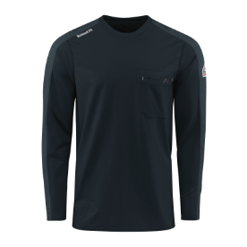 Bulwark Mens Flex Knit Tee - Navy