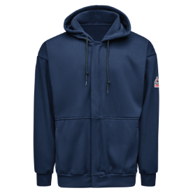 Bulwark Men's Full Zip Hooded Fleece - Navy