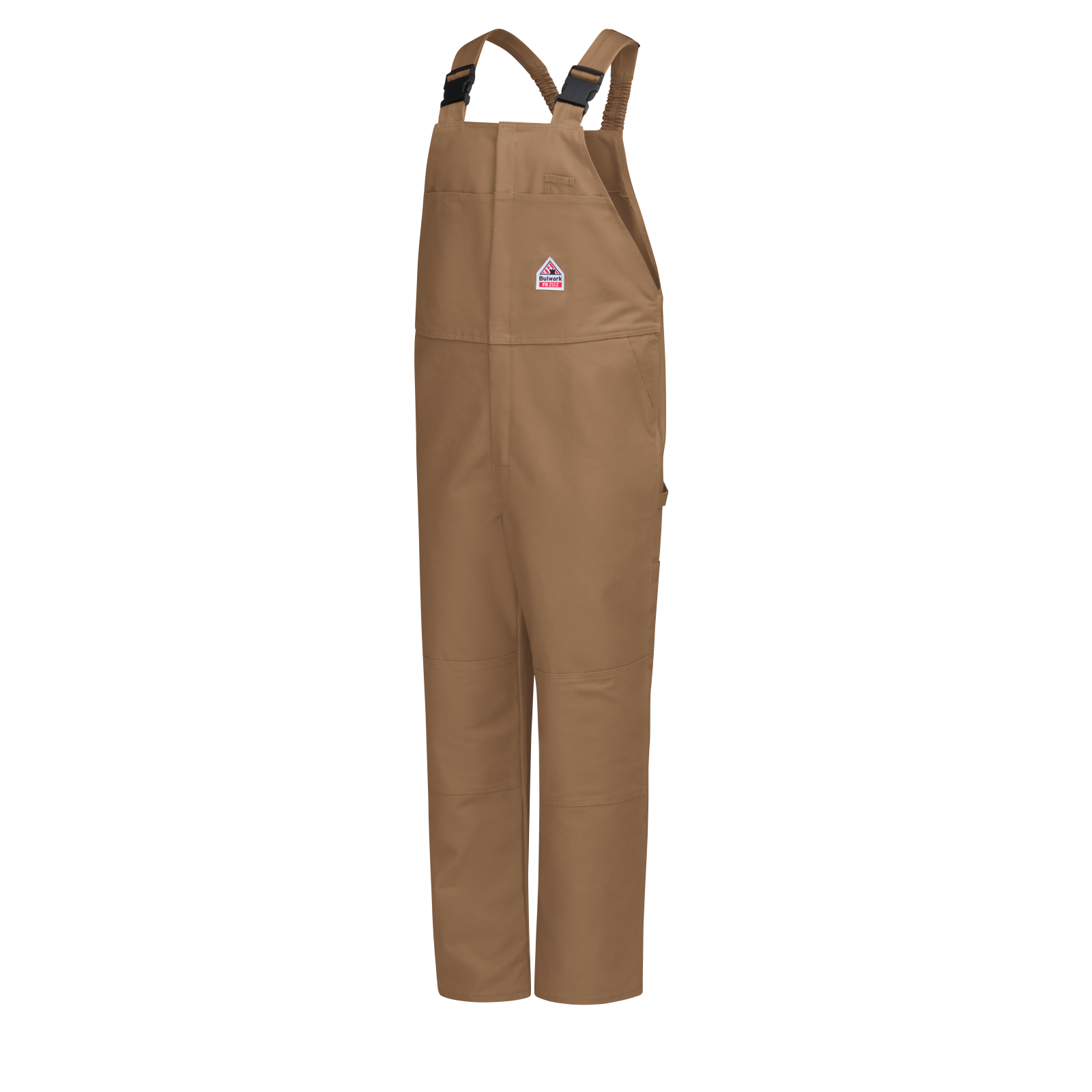 Bulwark Mens Heavyweight Excel FR Unlined Duck Bib Overall - Brown Duck - BLF8BD-