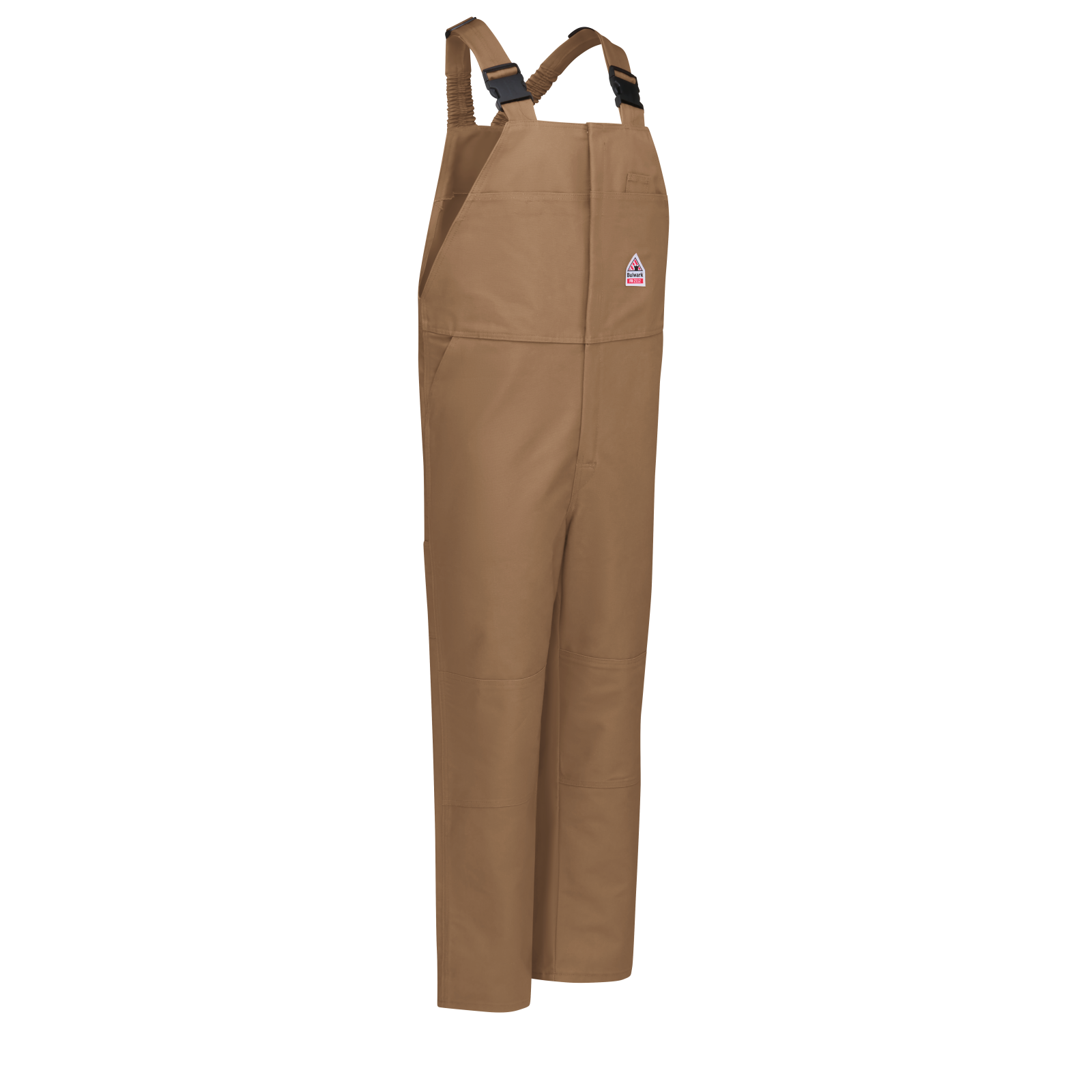 Bulwark Mens Heavyweight Excel FR Unlined Duck Bib Overall - Brown Duck - BLF8BD-