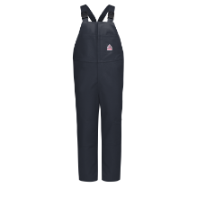 Bulwark Mens Heavyweight Excel FR Unlined Duck Bib Overall - Navy FR,flame,fire,resistant,retardant,men,mens,boy,boys,warm,cold,winterwear,weather,outerwear,blues,bib,bibs,overall,overalls,dark,blue,navy,midnight