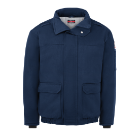 Bulwark Men's Heavyweight FR Insulated Bomber Jacket - Navy