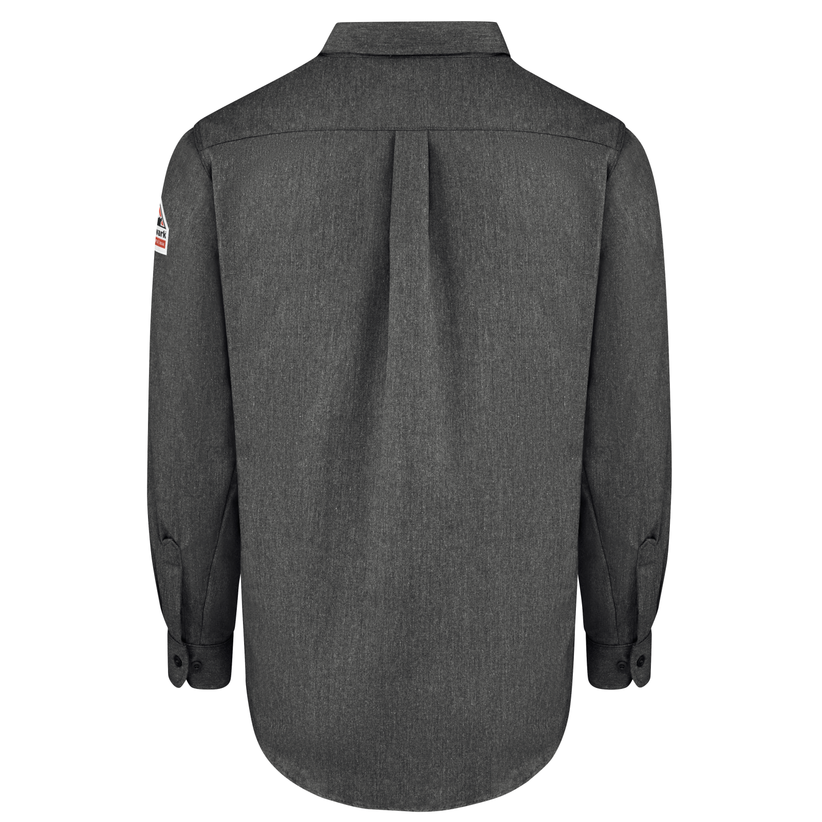 Bulwark Mens IQ SERIES Comfort Woven Lightweight FR Shirt - Dark Gray - QS50DG-