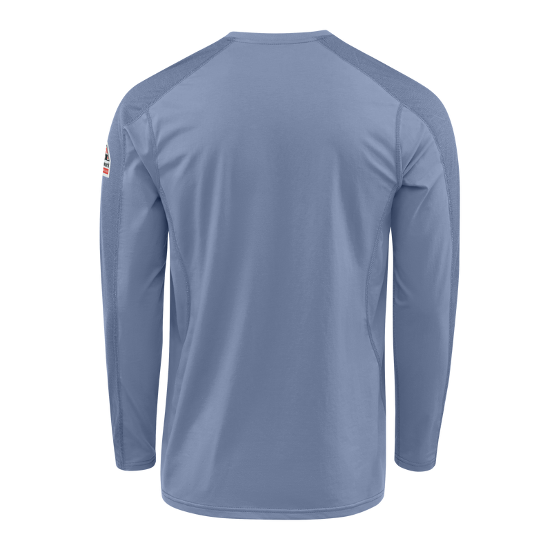 Bulwark Men's Flex Knit Henley - Light Blue - STL2LB-