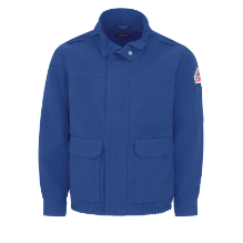 Bulwark Mens Lightweight Nomex FR Lined Bomber Jacket - Royal Blue men,mens,boy,boys,jacket,coat,vest,sweatshirt,sweater,zipper,zip,zip-up,winterwear,outerwear,liner,fr,fire,flame,resistant,retardant,navy,blue,midnight,indigo