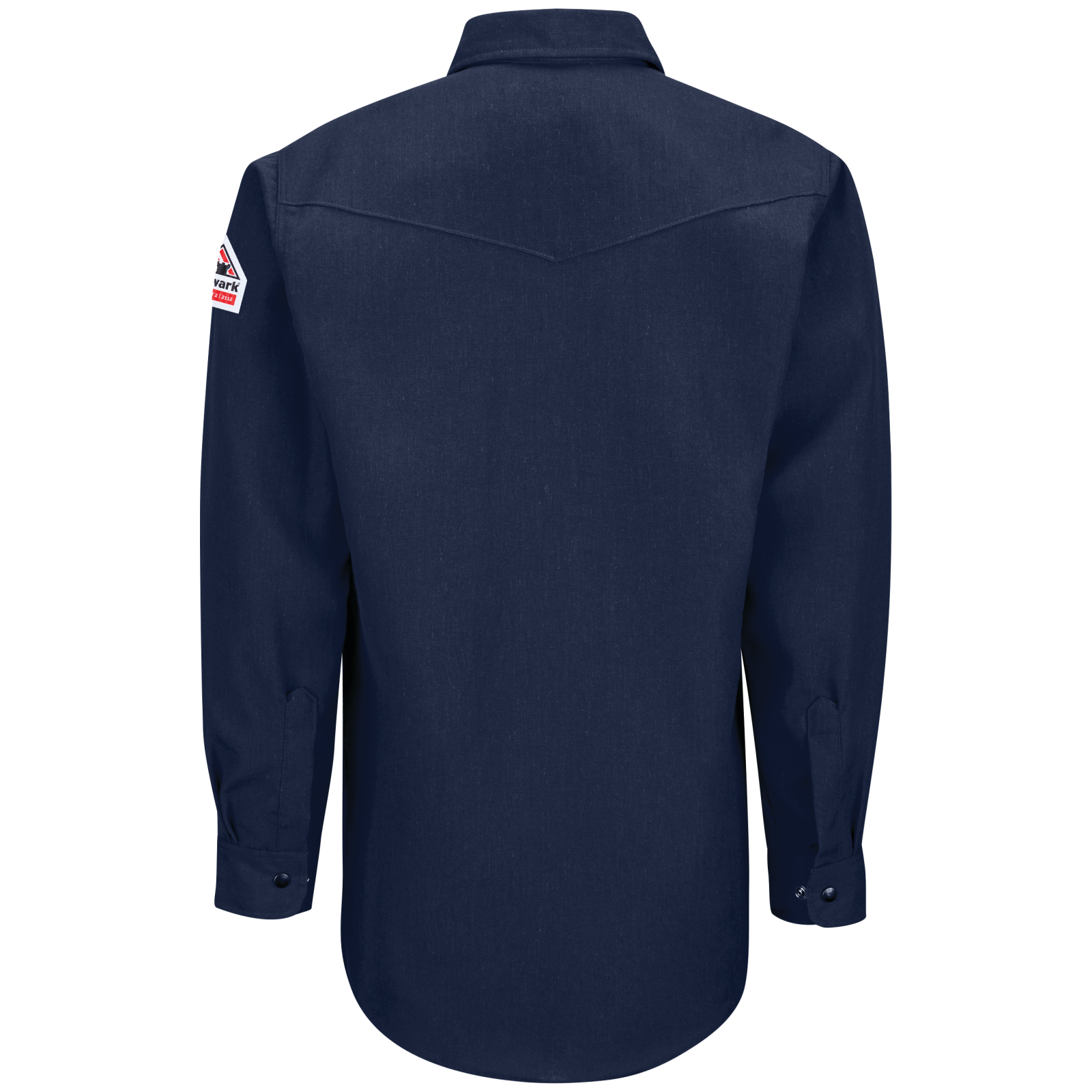 Bulwark Mens Lightweight Nomex FR Snap-Front Shirt - Navy - SNS2NV-