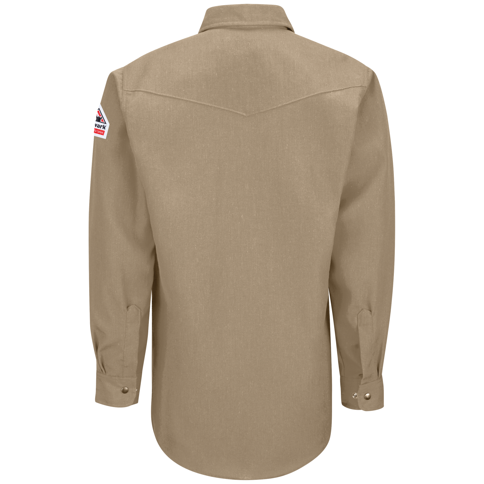 Bulwark Mens Lightweight Nomex FR Snap-Front Shirt - Tan - SNS2TN-