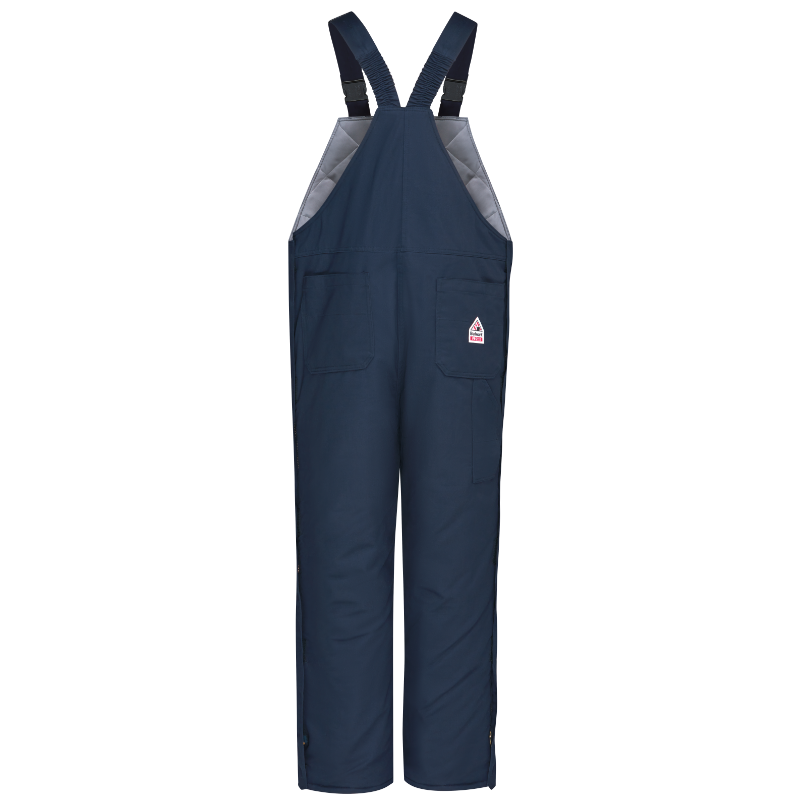 Bulwark Men's Midweight Excel FR Deluxe Insulated Bib Overall - Navy  - BLC8NV-