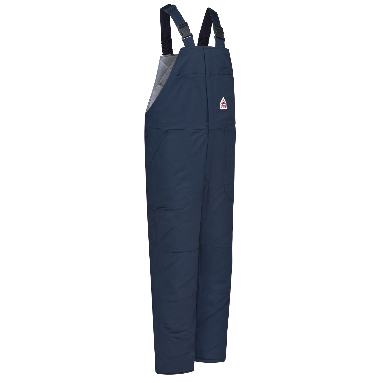 Bulwark Men's Midweight Excel FR Deluxe Insulated Bib Overall - Navy  - BLC8NV-