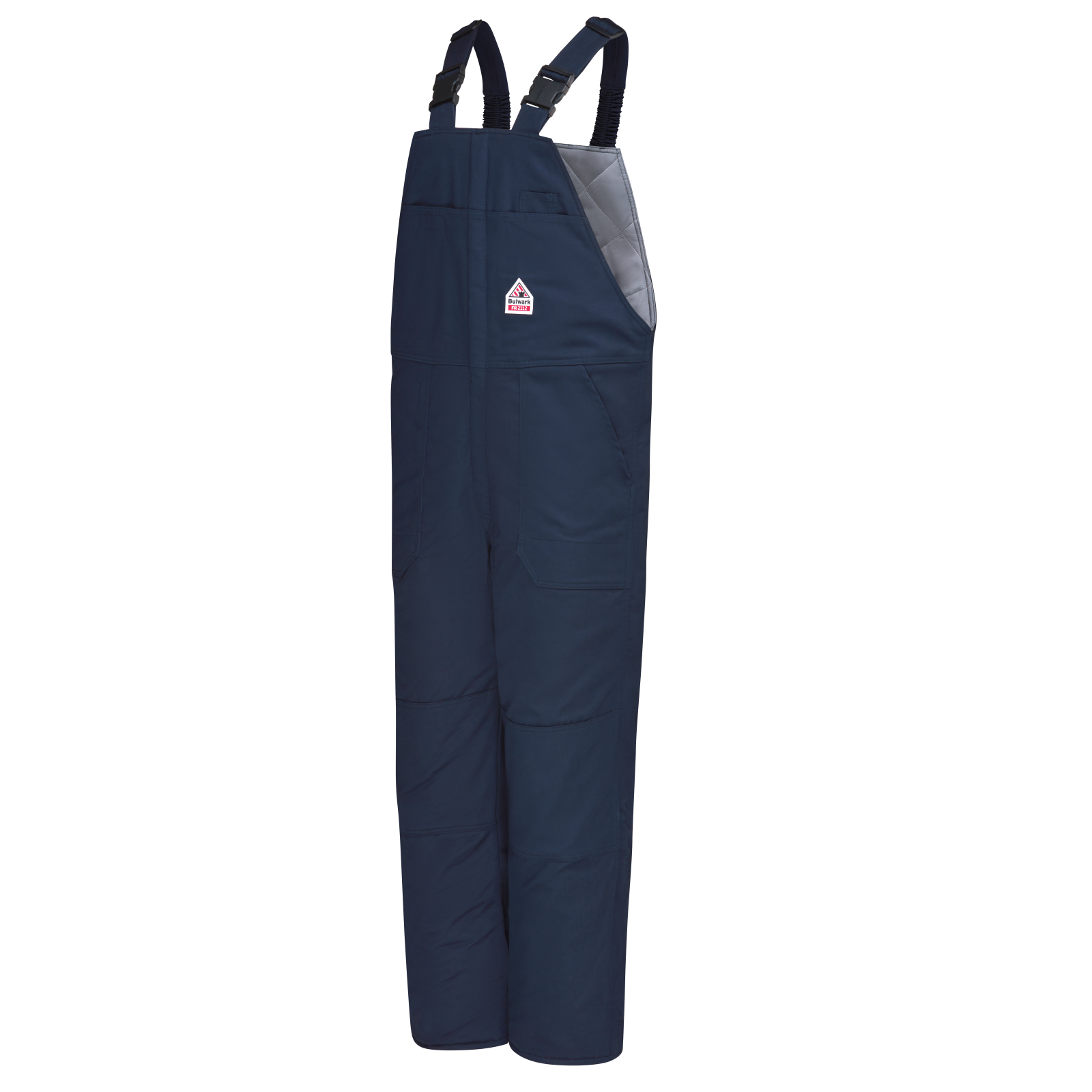 Bulwark Men's Midweight Excel FR Deluxe Insulated Bib Overall - Navy  - BLC8NV-