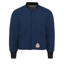 Bulwark Mens Midweight Nomex FR Sleeved Jacket Liner - Navy 