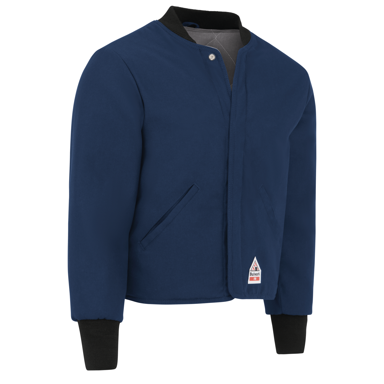 Bulwark Mens Midweight Nomex FR Sleeved Jacket Liner - Navy - LNL8NV-
