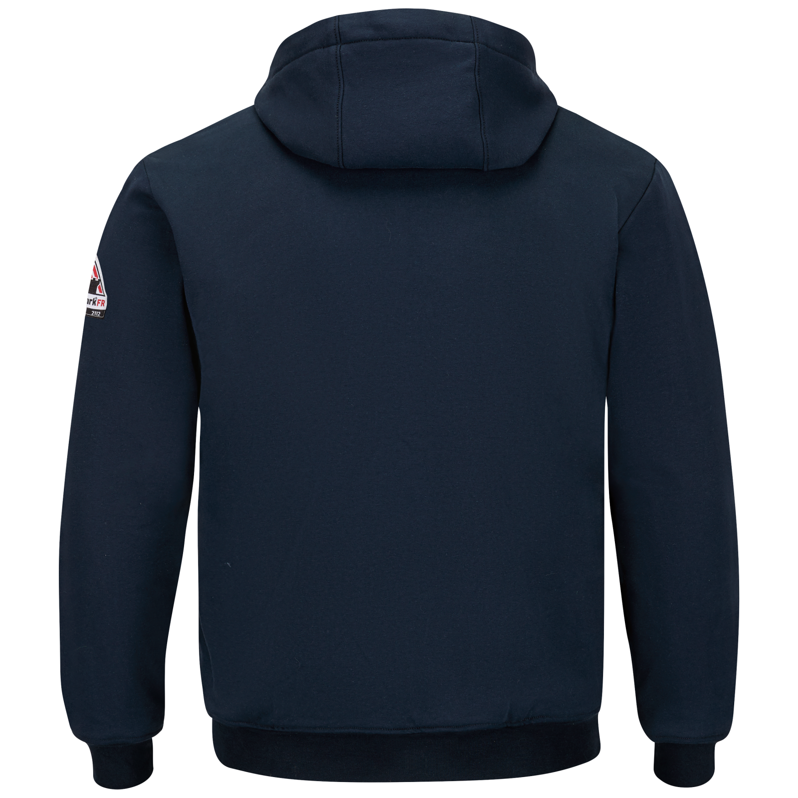 Bulwark Men's Thermal Lined Zip-Front Hooded Sweatshirt - Navy - SEZ4NV-