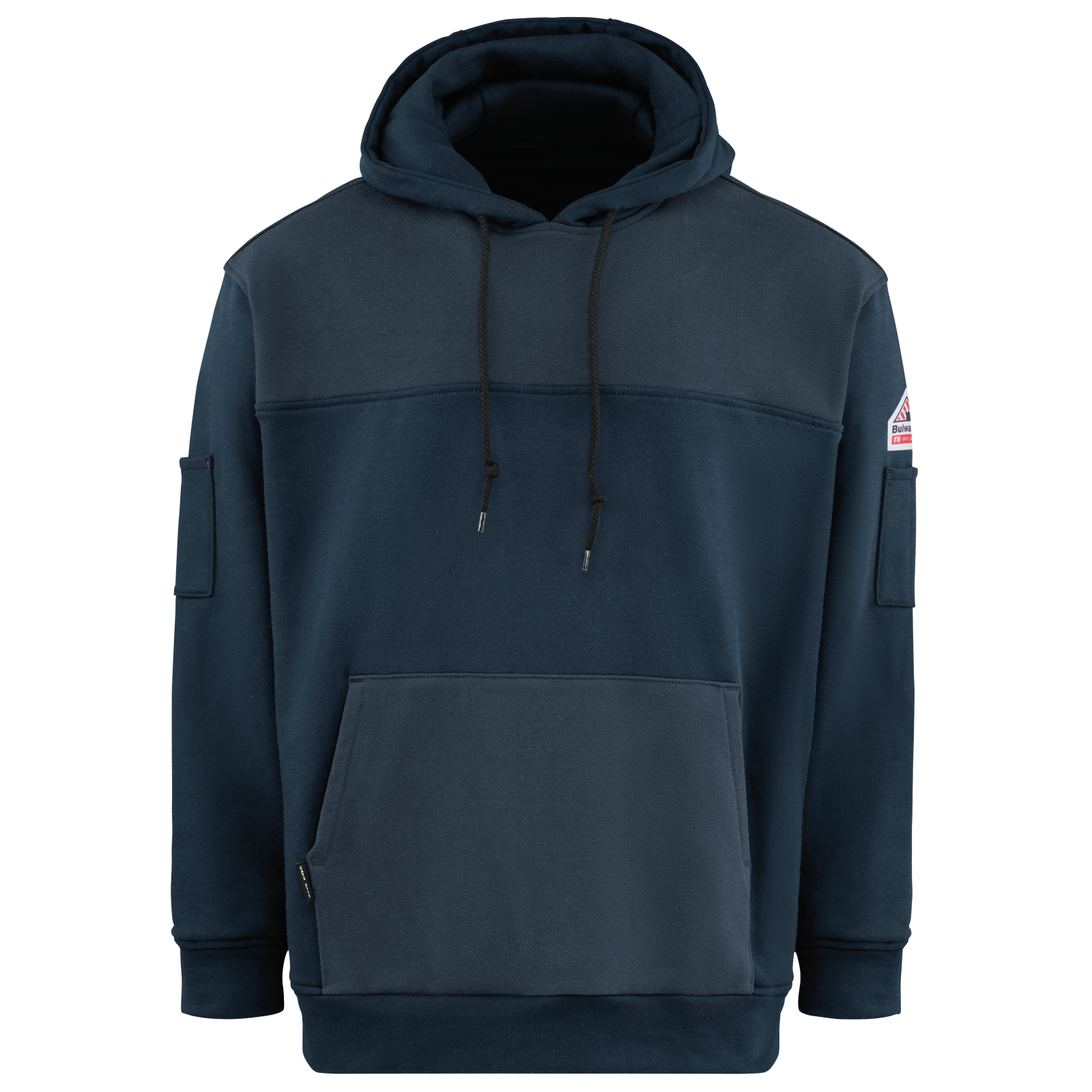 Bulwark Mens FR Fleece Hoodie - Navy - SMM4NV-