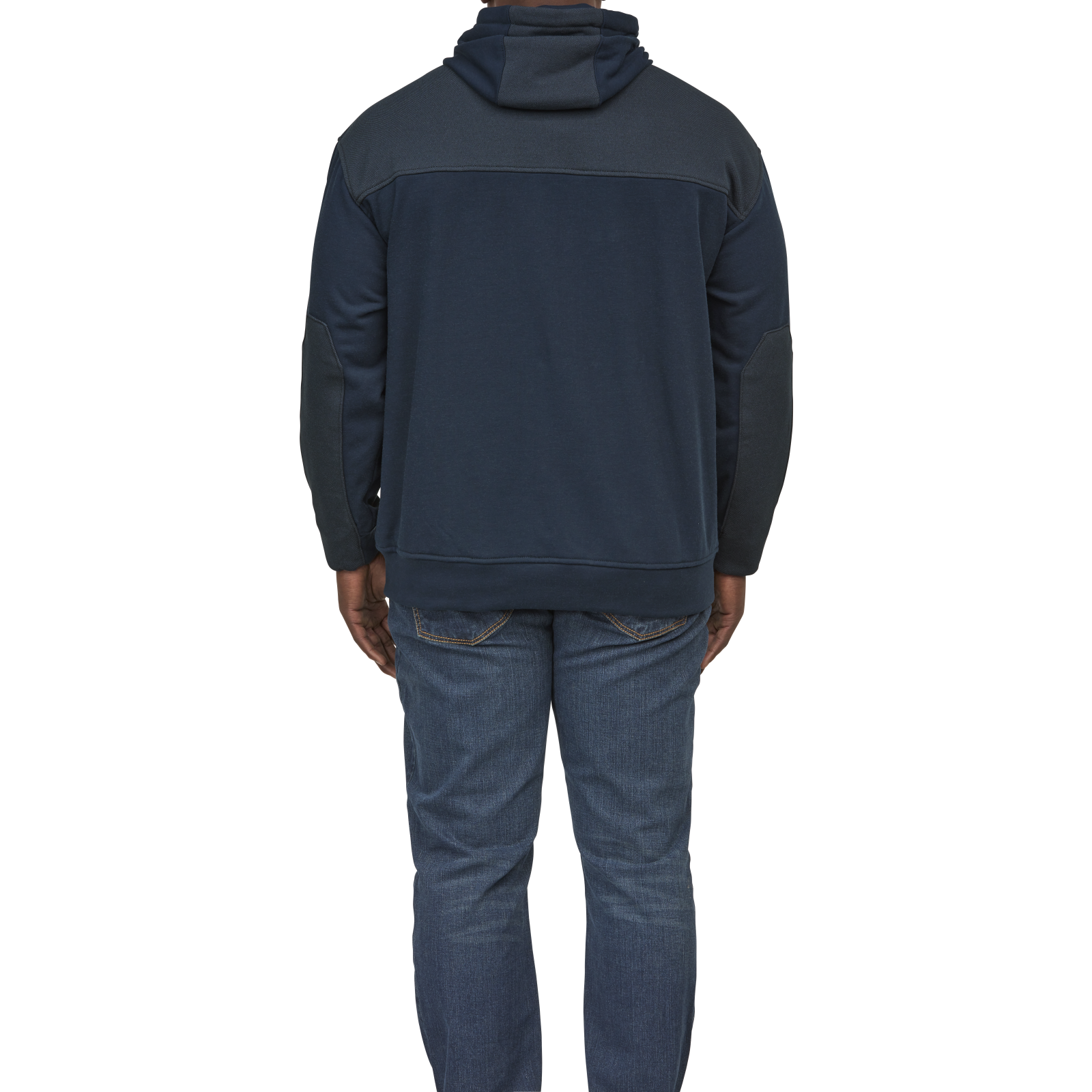 Bulwark Mens FR Fleece Hoodie - Navy - SMM4NV-