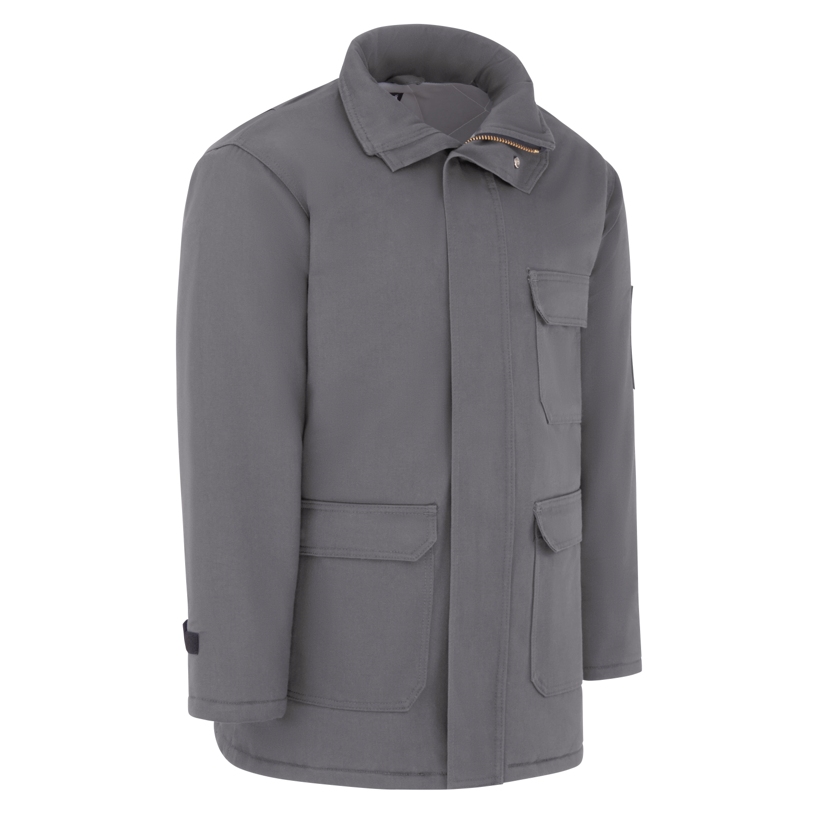 Bulwark Mens Heavyweight Excel FR ComforTouch Insulated Deluxe Parka - Grey - JLP8GY-