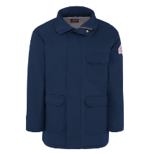 Bulwark Mens Heavyweight Excel FR ComforTouch Insulated Deluxe Parka - Navy men,mens,mens,boy,boys,winterwear,outerwear,jacket,parka,warm,coat,insulated,NAVY,blue,midnight,indigo