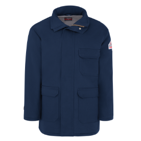 Bulwark Mens Heavyweight Excel FR ComforTouch Insulated Deluxe Parka - Navy - Info Only