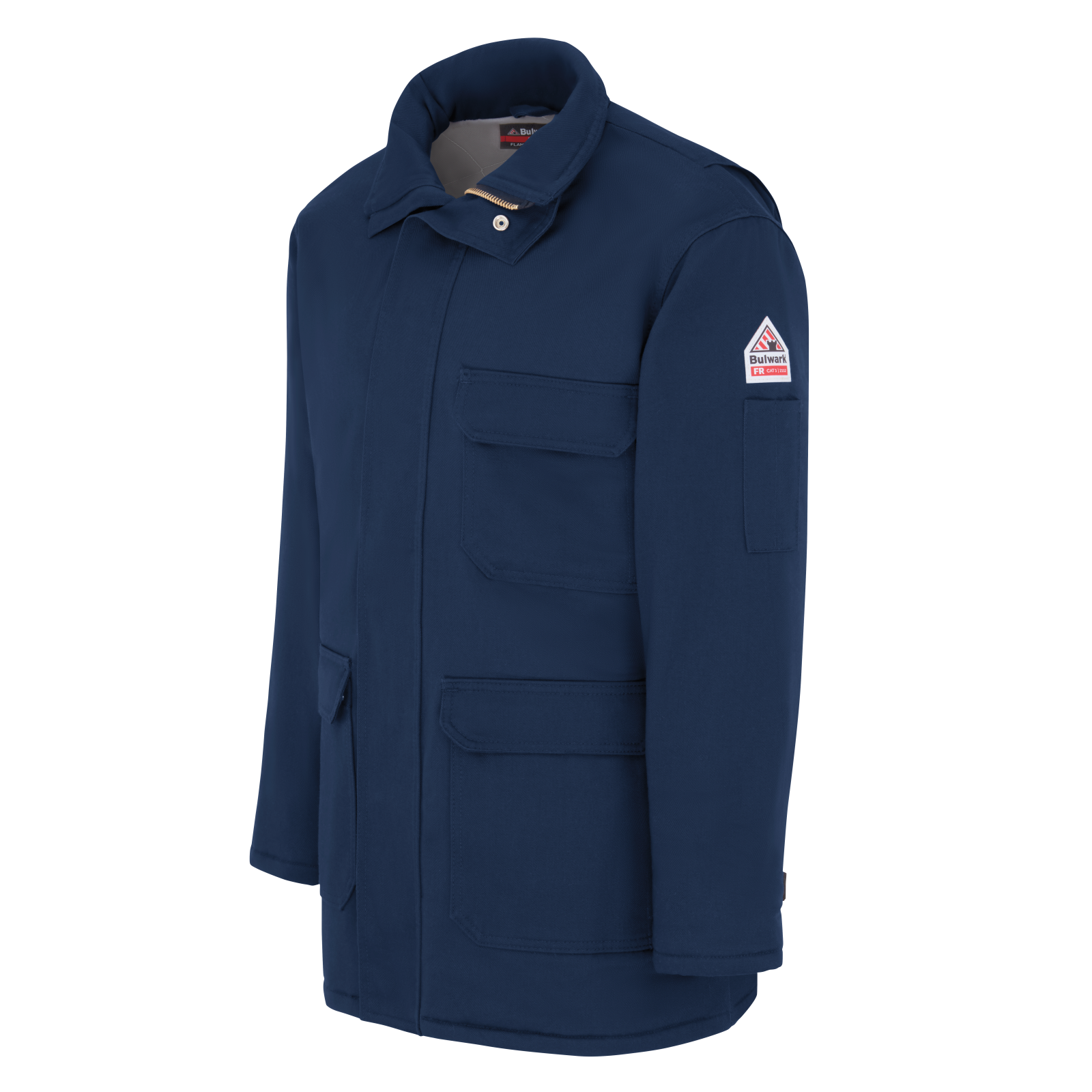 Bulwark Mens Heavyweight Excel FR ComforTouch Insulated Deluxe Parka - Navy - Info Only - JLP8NV-INFO
