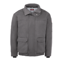 Bulwark Mens Heavyweight FR Insulated Bomber Jacket - Grey men,mens,boy,boys,jacket,coat,hoodie,sweatshirt,sweater,insulated,cold,weather,warm,grey,gray,gunmetal,silver
