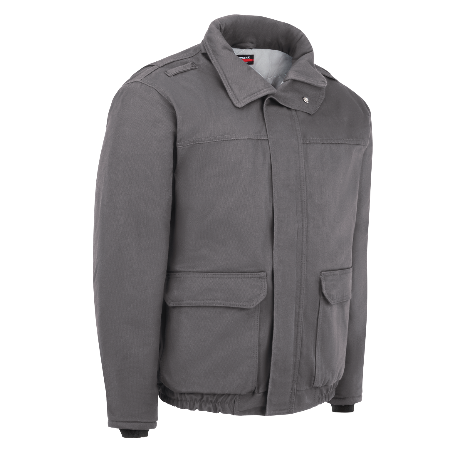 Bulwark Mens Heavyweight FR Insulated Bomber Jacket - Grey - JLR8GY-