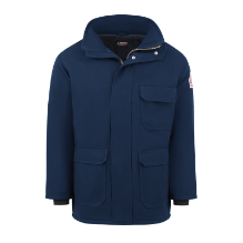 Bulwark Mens Heavyweight Nomex FR Insulated Deluxe Parka - Navy fr,fire,flame,resistant,retardant,men,mens,mens,boy,boys,winterwear,outerwear,jacket,parka,warm,coat,insulated,NAVY,blue,midnight,indigo