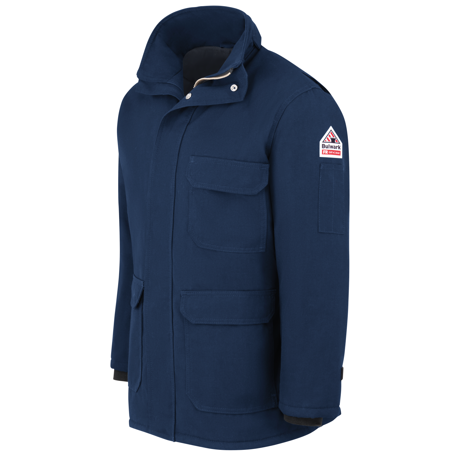 Bulwark Mens Heavyweight Nomex FR Insulated Deluxe Parka - Navy - JNP2NV-