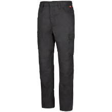 Bulwark Mens IQ Series Lightweight FR Pant - Black FR,fire,flame,resistant,retardant,men,boy,mens,boys,pant,pants,uniform,dress,work,dark,black
