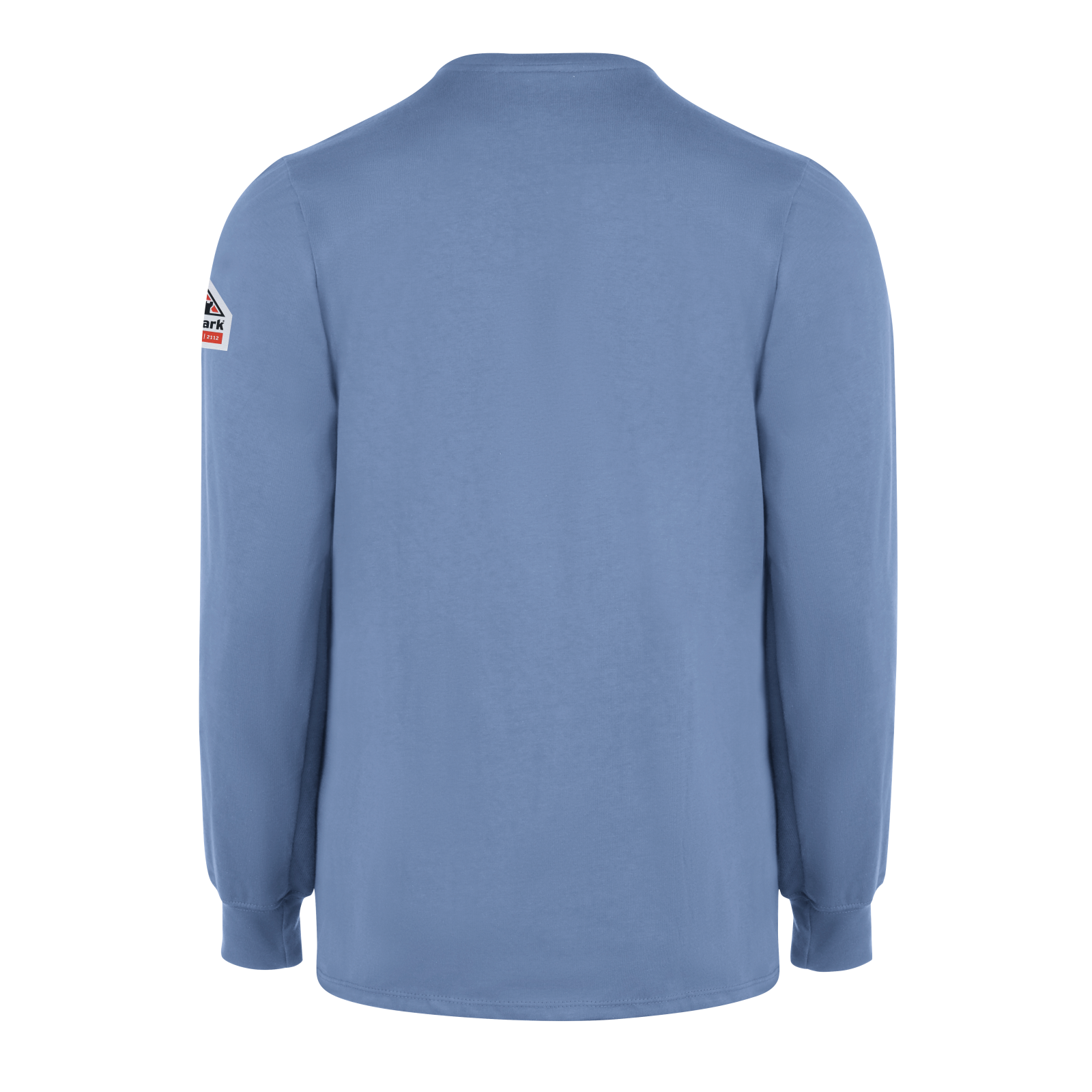 Bulwark Men's Lightweight FR Long Sleeve Henley - Light Blue - SEL2LB-