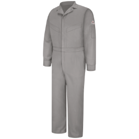 Bulwark Mens Lightweight Excel FR ComforTouch Deluxe Coverall - Grey