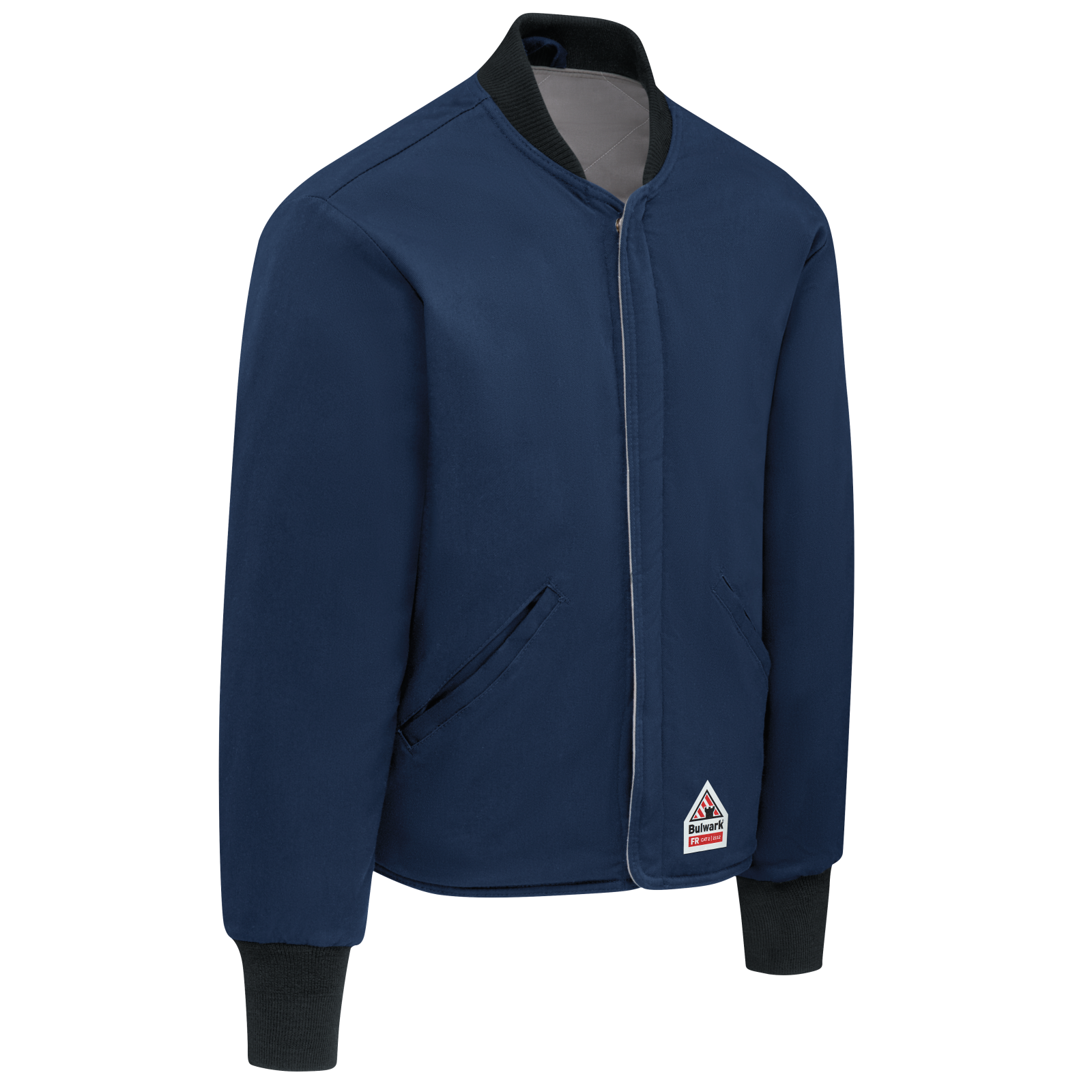 Bulwark Mens Lightweight FR Sleeved Jacket Liner - Navy - LLL8NV-