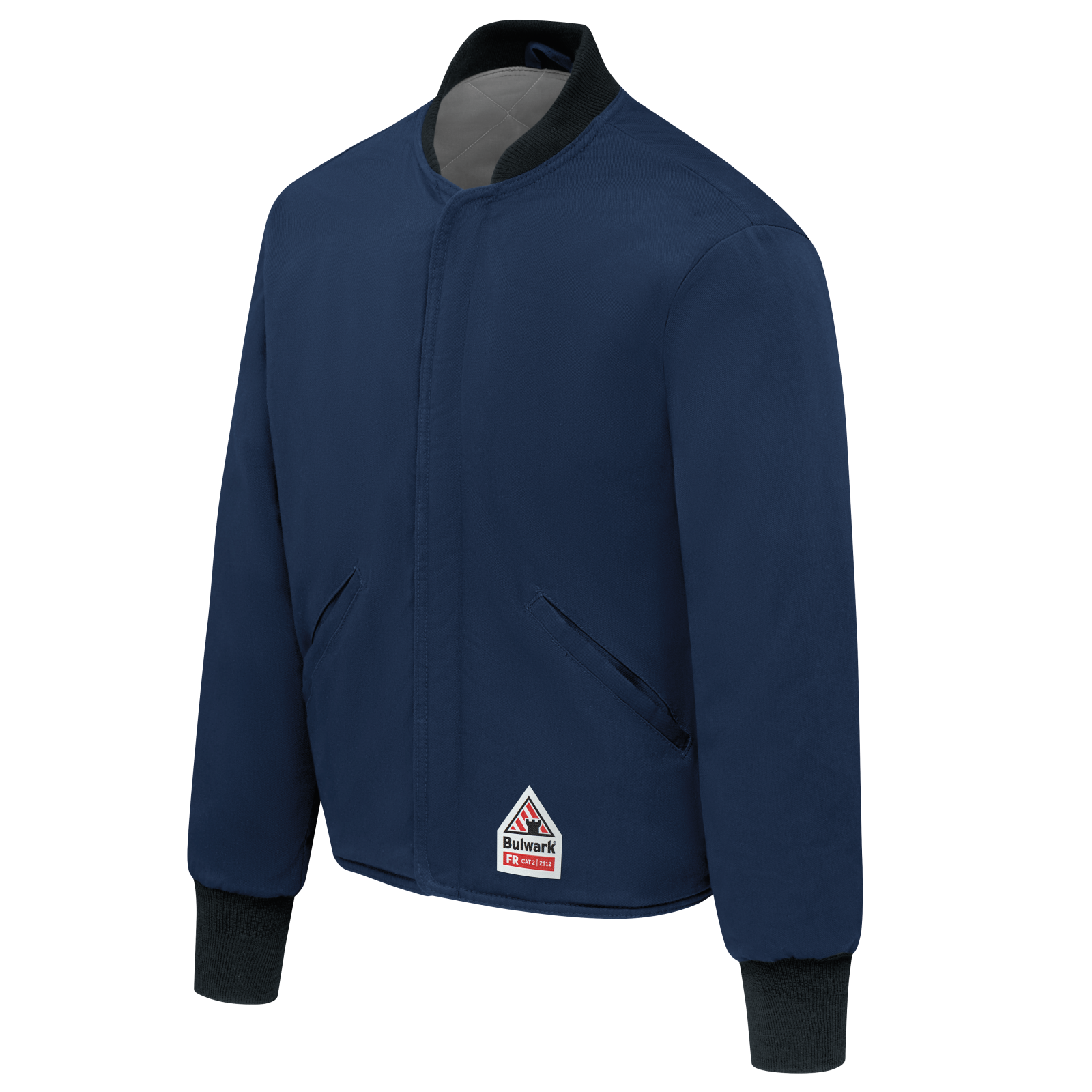 Bulwark Mens Lightweight FR Sleeved Jacket Liner - Navy - LLL8NV-