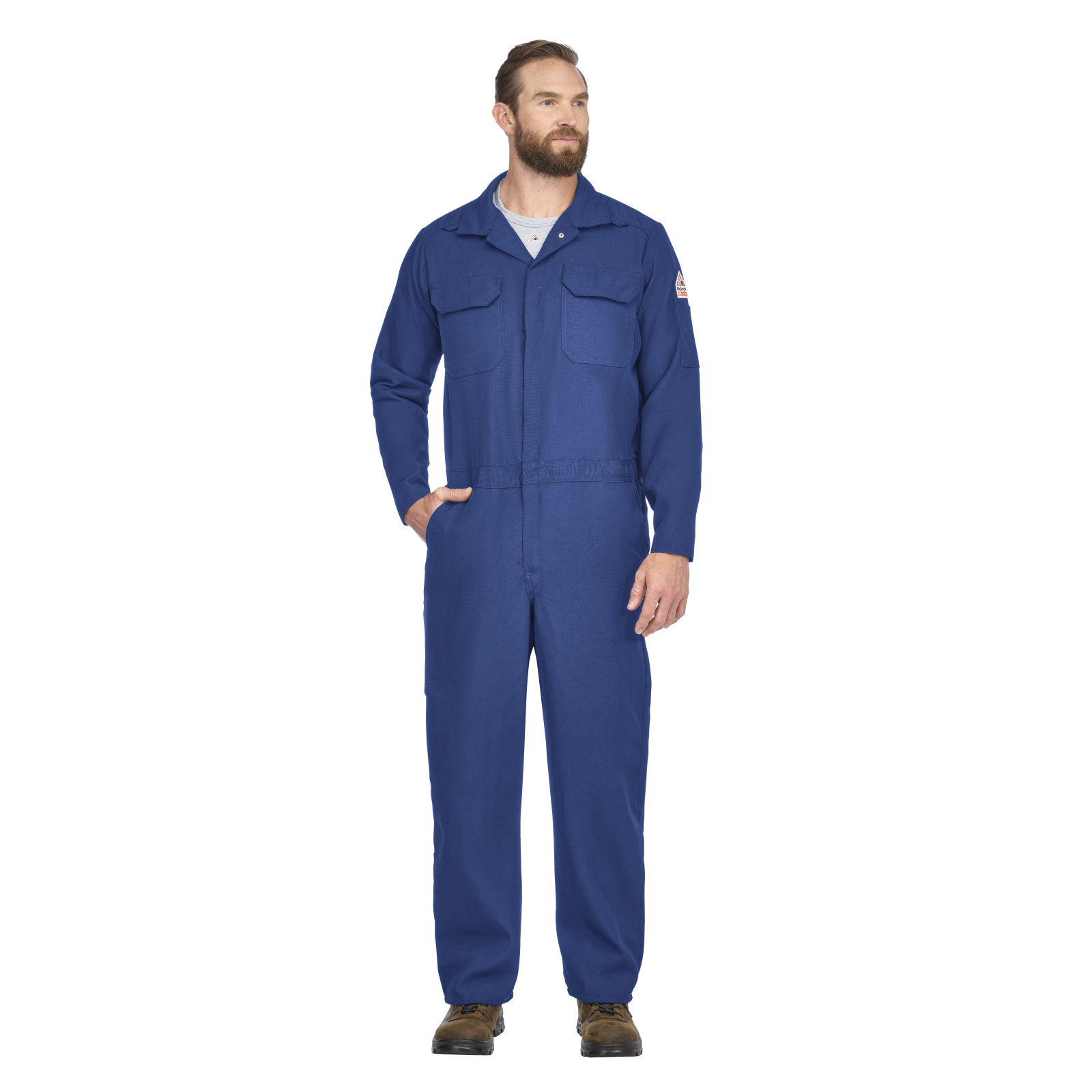Bulwark Mens Lightweight Nomex FR Premium Coverall - Royal Blue - CNB2RB-