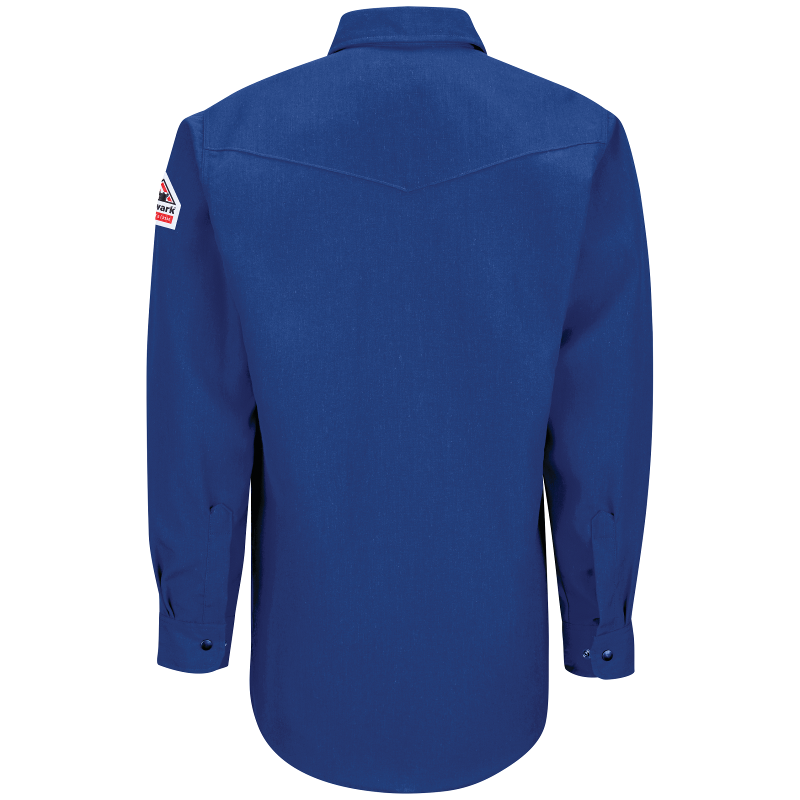 Bulwark Mens Lightweight Nomex FR Snap-Front Shirt - Royal Blue - SNS2RB-