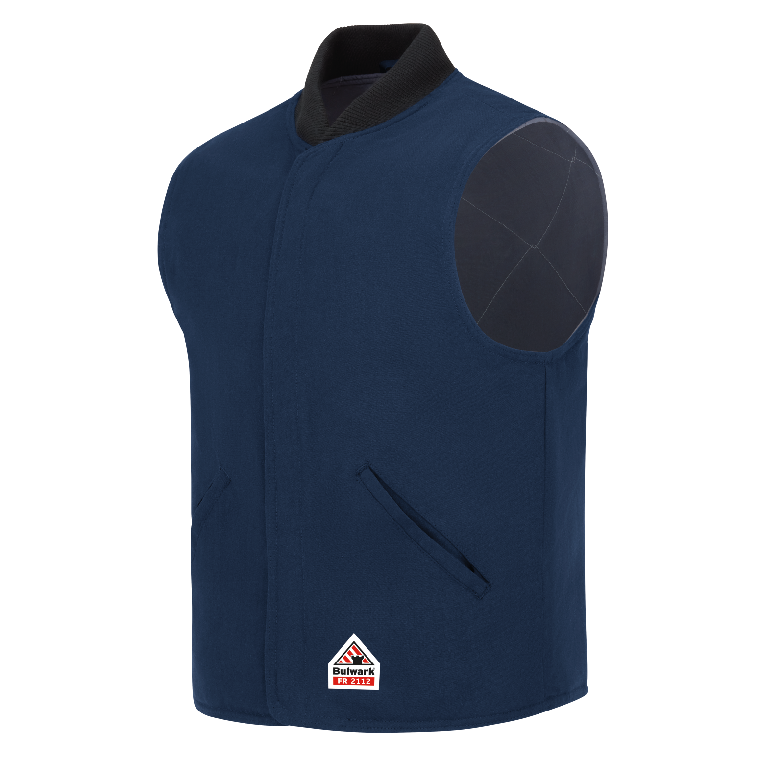 Bulwark Mens Lightweight Nomex FR Vest Jacket Liner - Navy - LNS8NV-