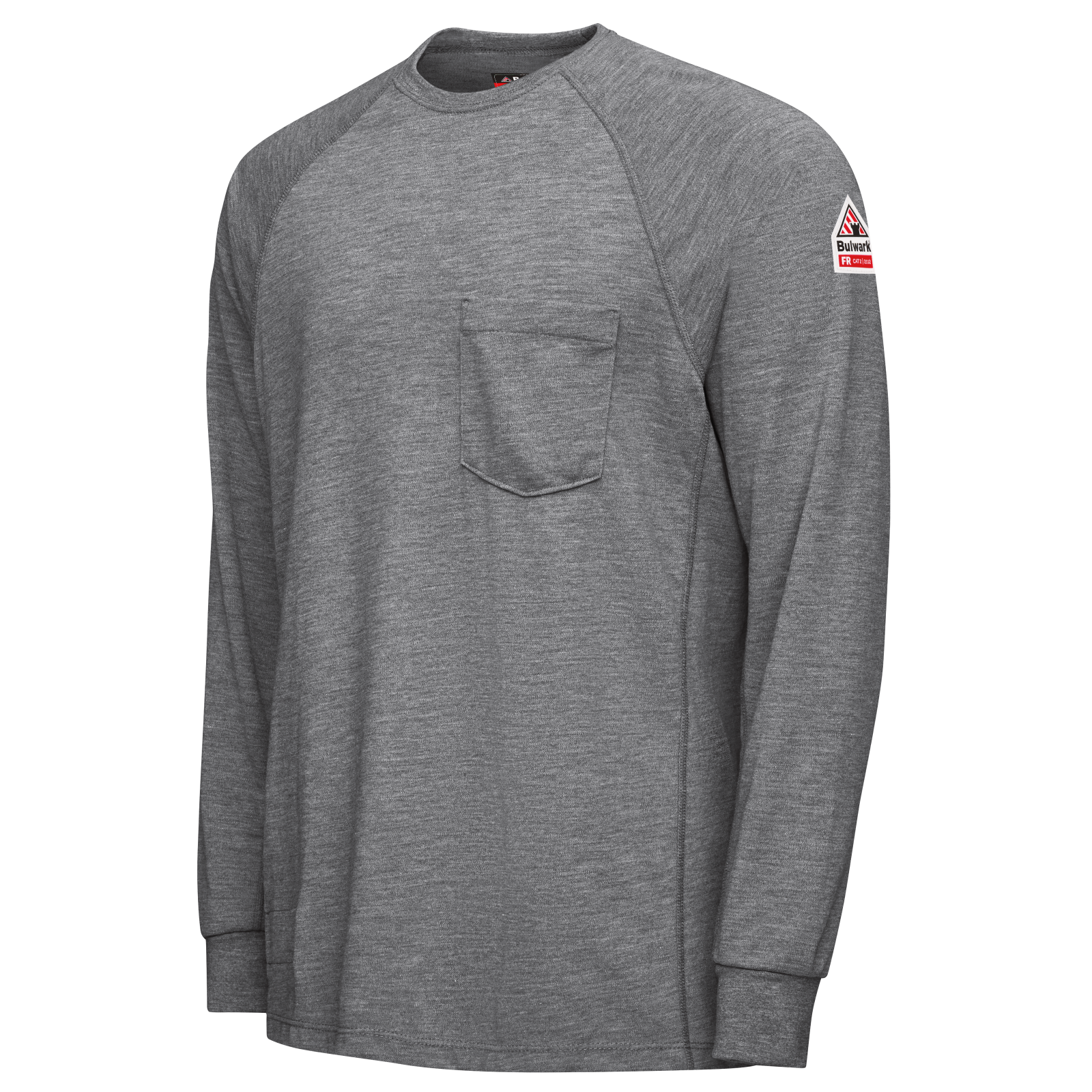 Bulwark Mens Long Sleeve Performance Cooltouch 2 T-Shirt - Grey - SMT2GY-