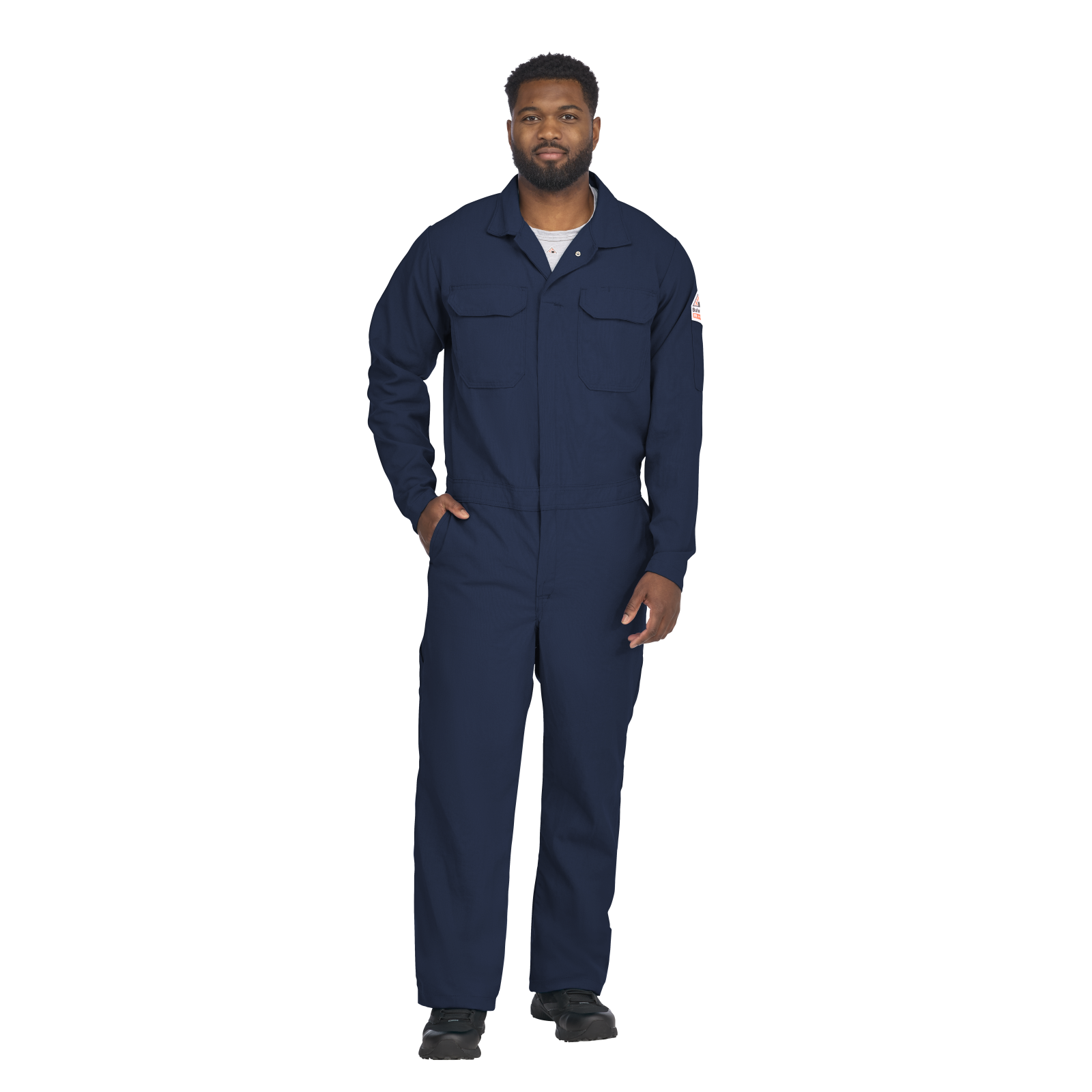 Bulwark Mens Midweight Nomex FR Premium Coverall - Navy - CNB6NV-