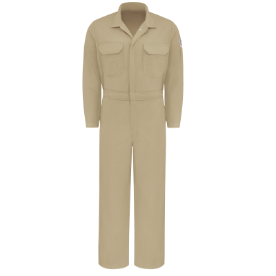 Bulwark Mens Premium 7 oz. 88/12 Lightweight FR Coverall - Khaki