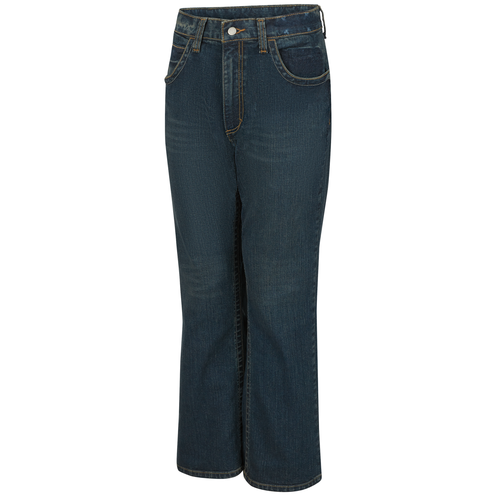 Bulwark Mens Relaxed Fit Bootcut Jean with Stretch - Sanded Denim - PSJ2SD-