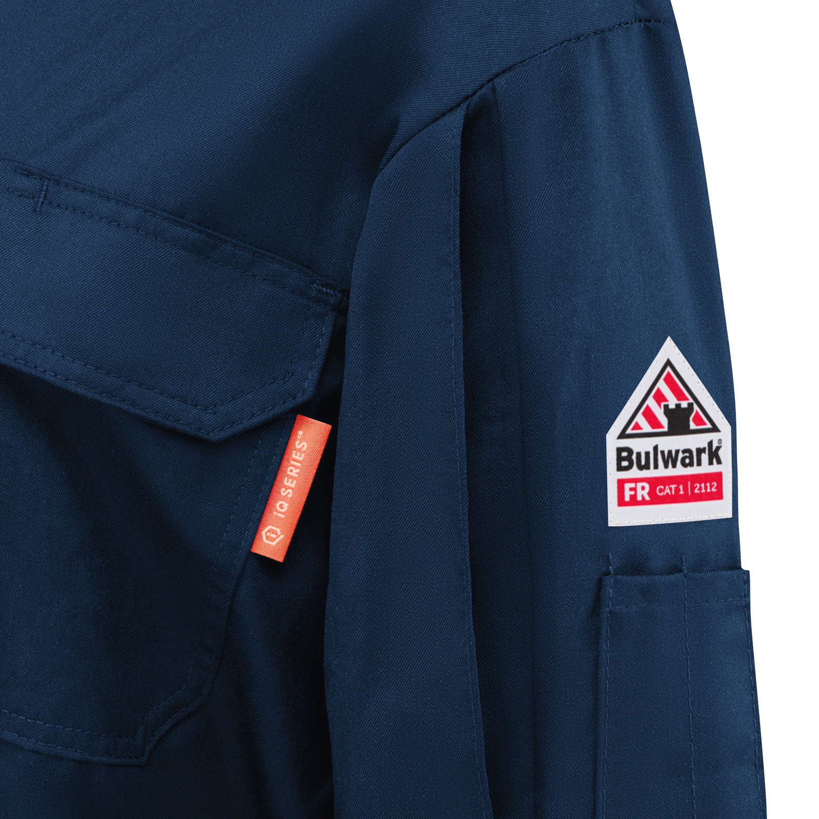 Bulwark Mens iQ Series Lightweight Mobility Coverall - Navy - QC24NV-