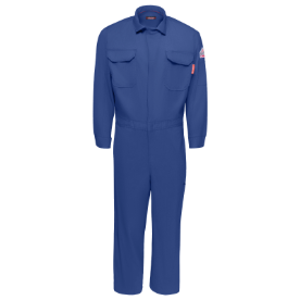 Bulwark Mens iQ Series Lightweight Mobility Coverall - Royal Blue