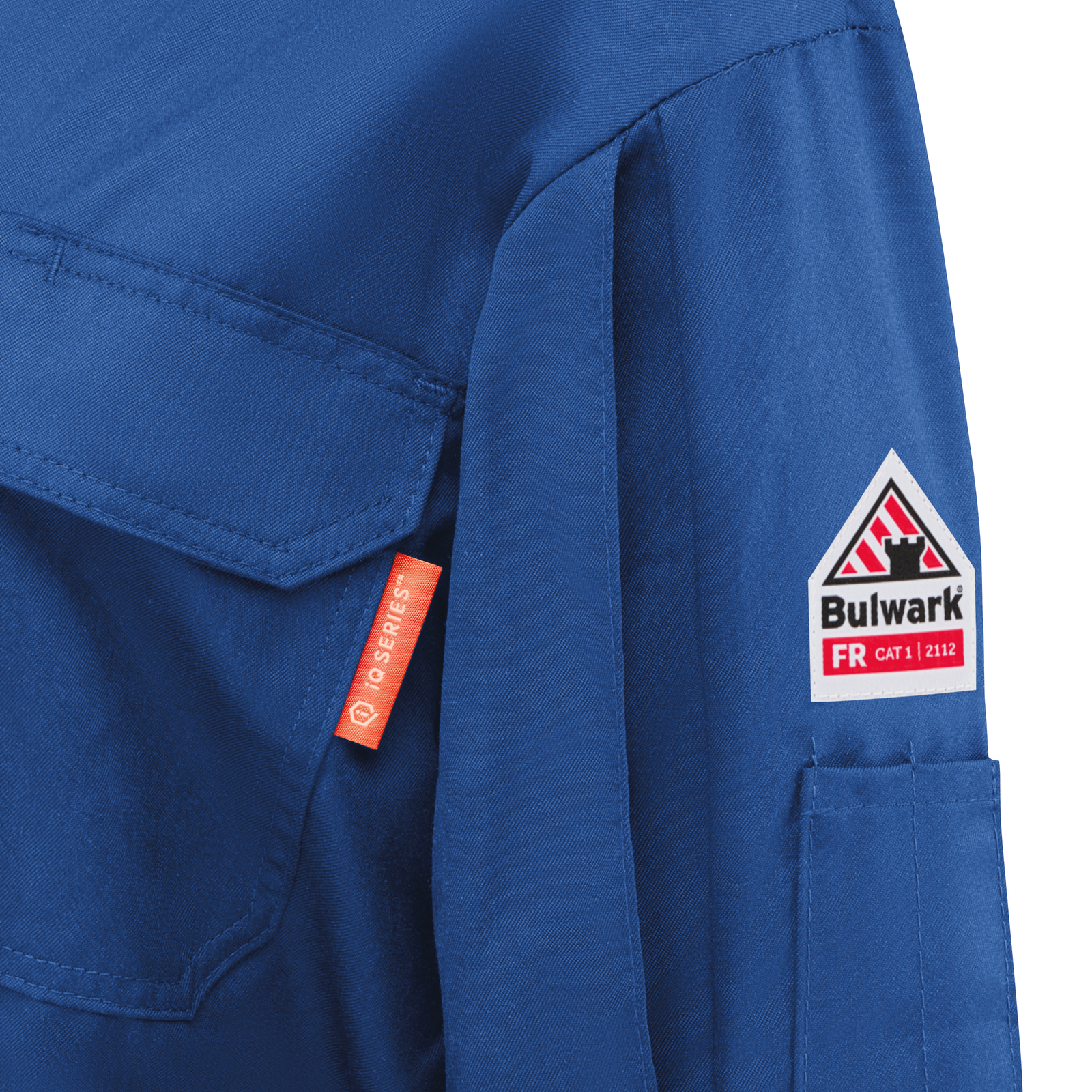 Bulwark Mens iQ Series Lightweight Mobility Coverall - Royal Blue - QC24RB-