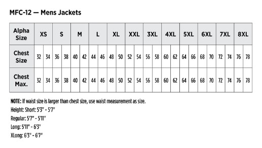 Bulwark Men's Midweight FR Zip-In Jacket - Navy - JEL2NV-