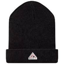 Bulwark Modacrylic FR Knit Cap - Black unisex,FR,fire,resistant,men,mens,mens,boy,boys,women,womens,womens,girl,girls,lady,ladies,hat,cap,beanie,beany,knit,cold,weather,black,dark